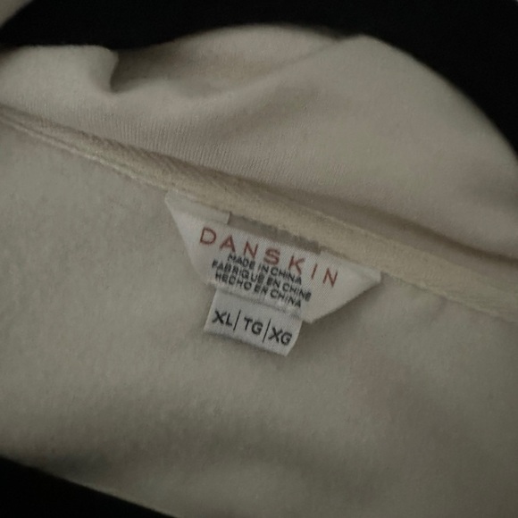 Danskin Women's Cream High-Neck Pullover - Picture 5 of 5